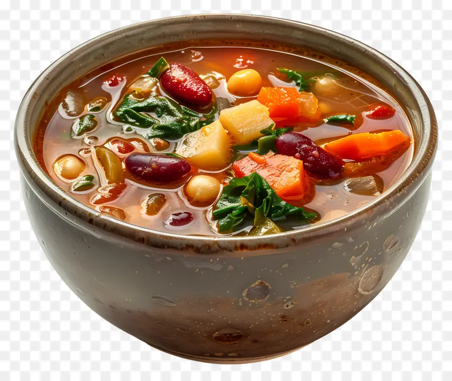 Sopa Minestrone，Tigela De Sopa PNG