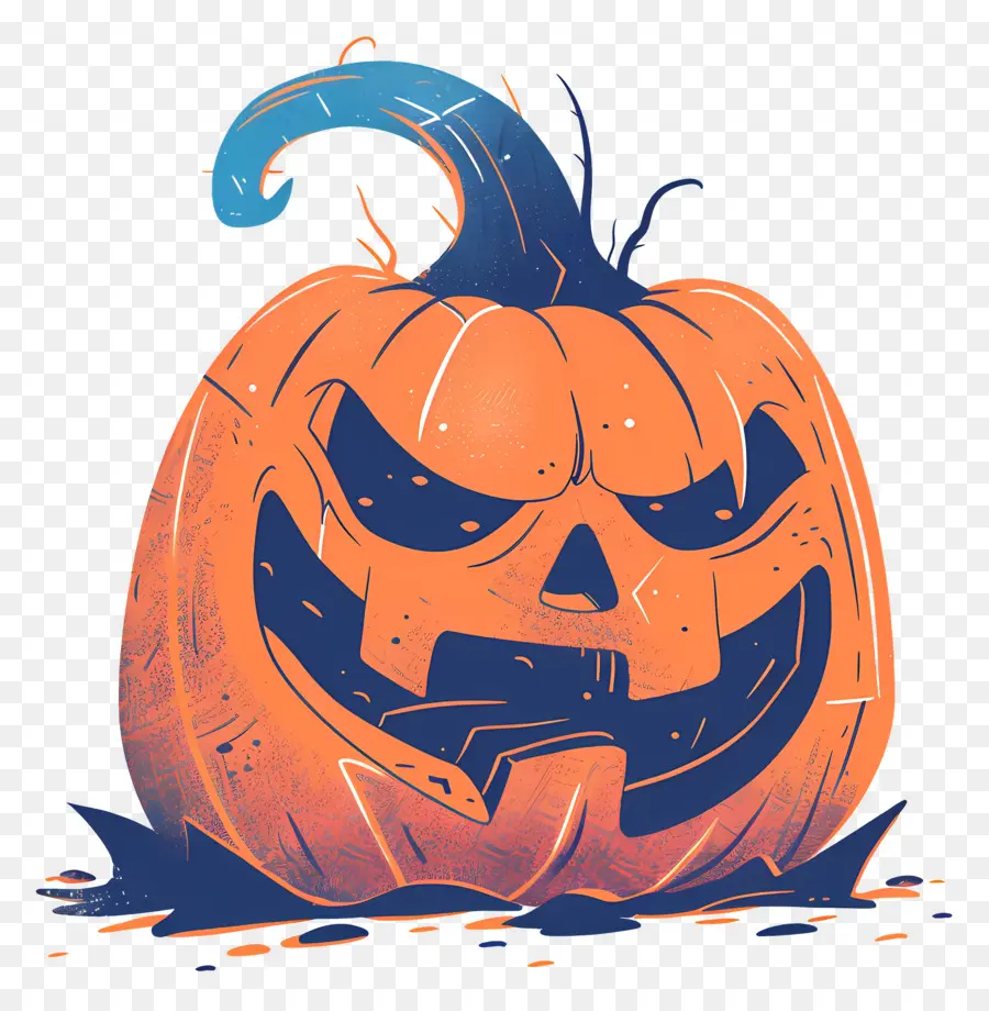 Abóbora Assustadora，Abóbora De Halloween PNG