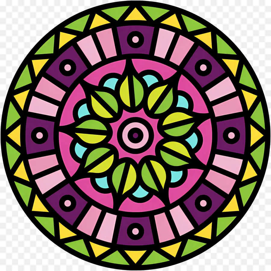 Mandala，Vitral PNG