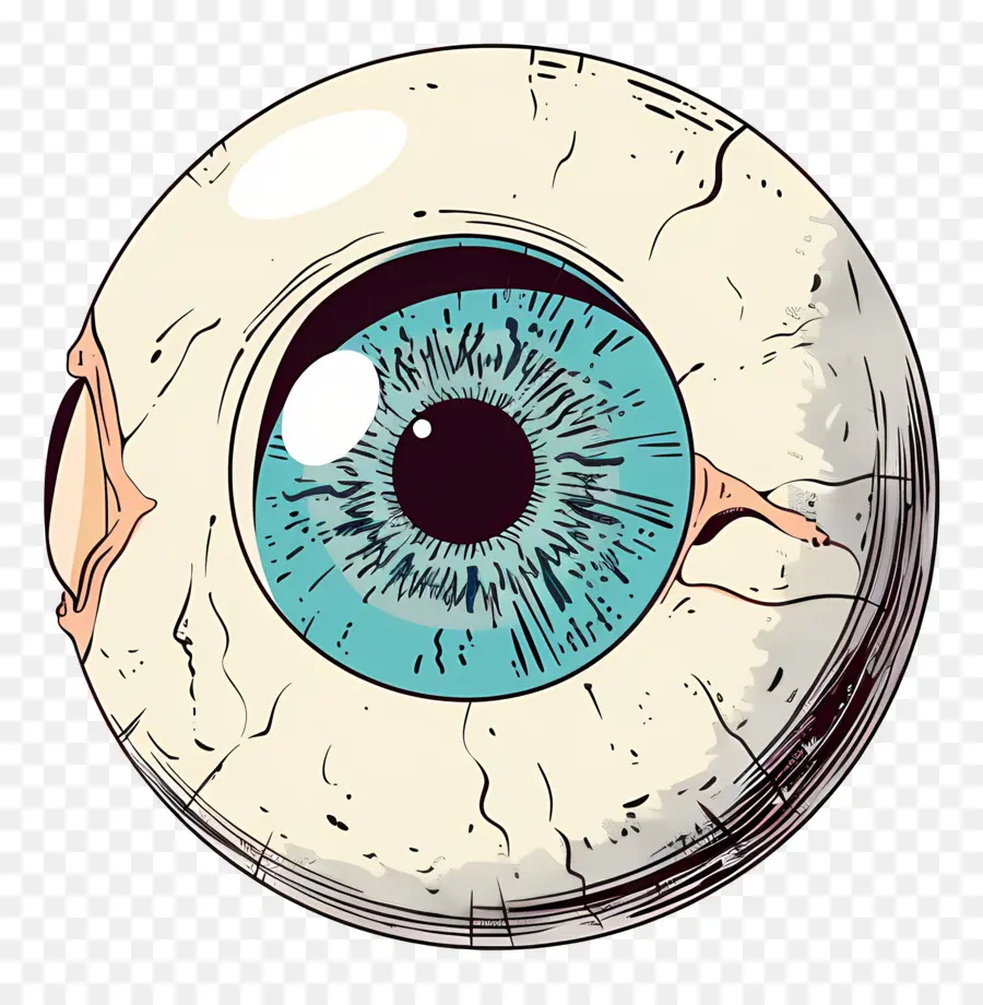 Estranho Globo Ocular Voador，Olho Azul PNG