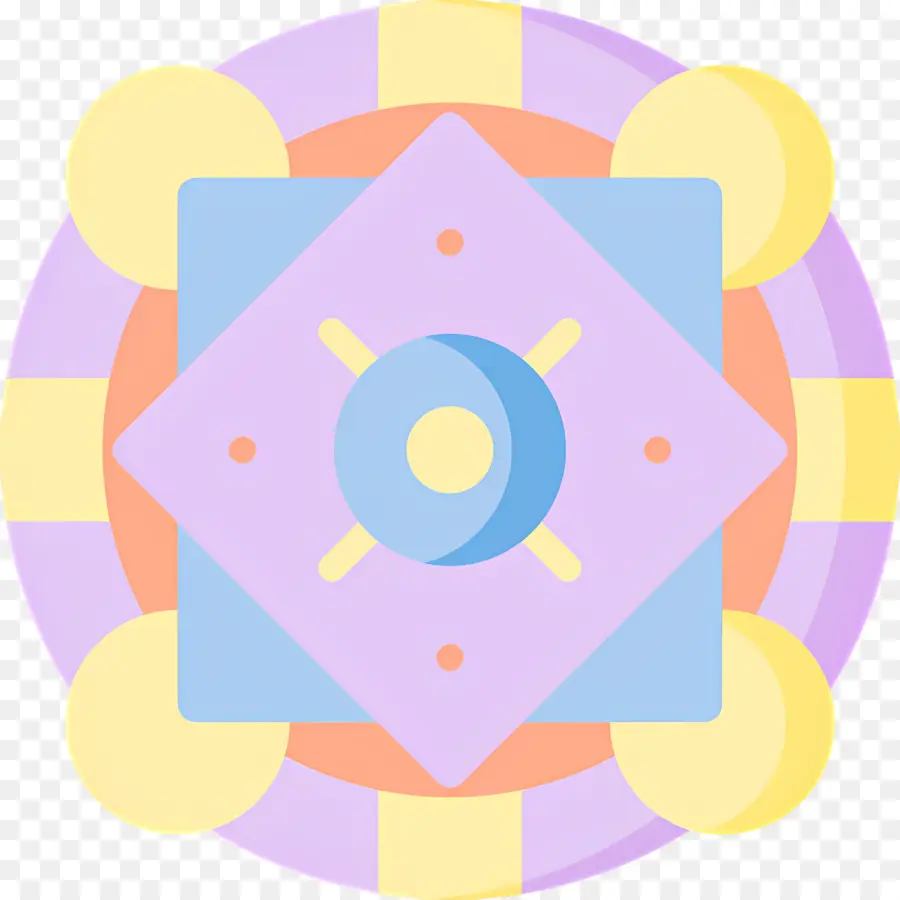 Mandala，Padrão Geométrico PNG