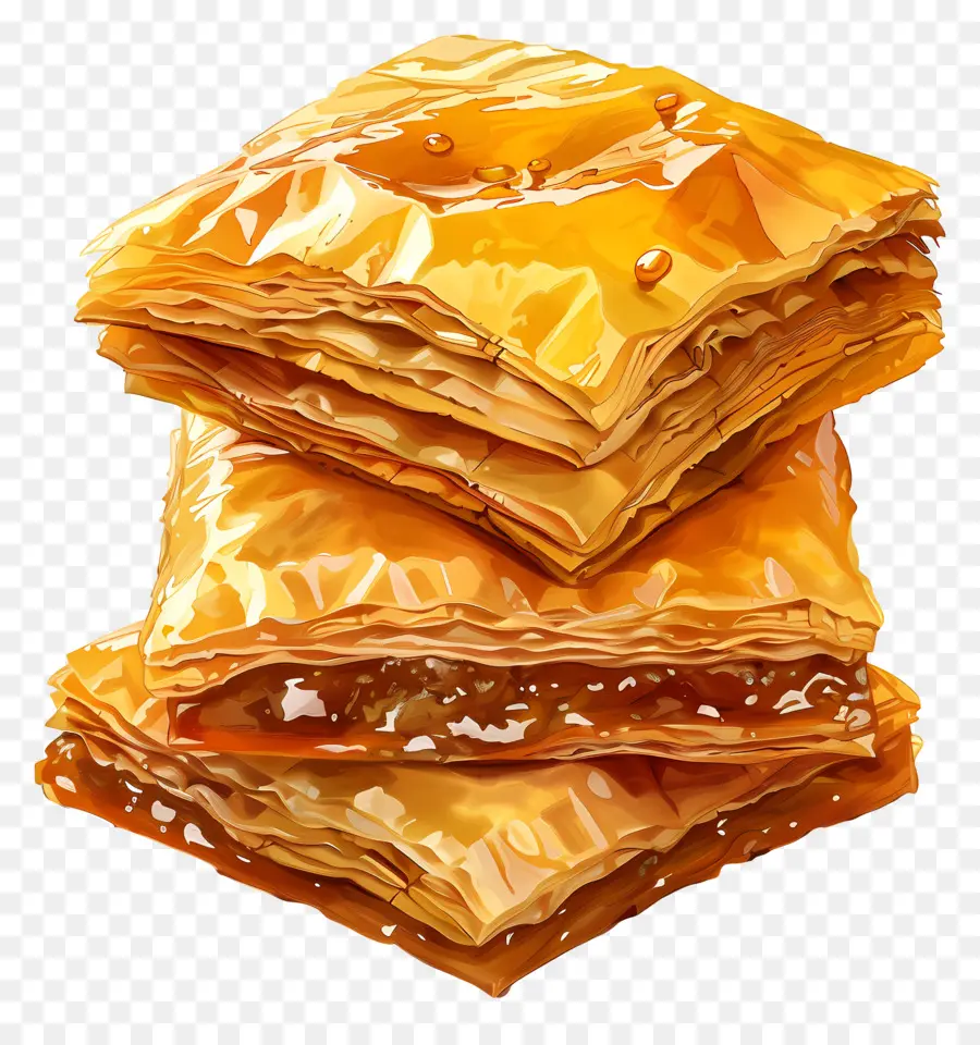 Pilha De Baklava，Baklava PNG