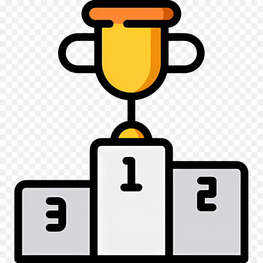 Pódio Do Troféu，Troféu PNG