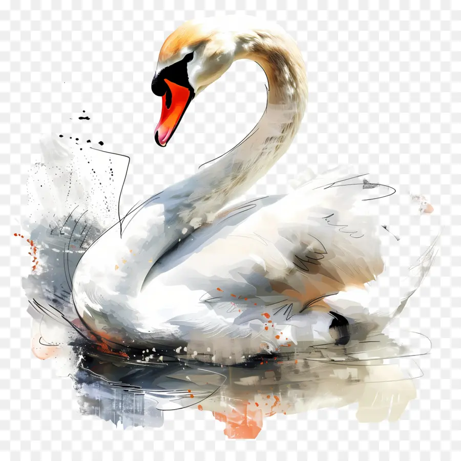 Cisne Branco，Água PNG