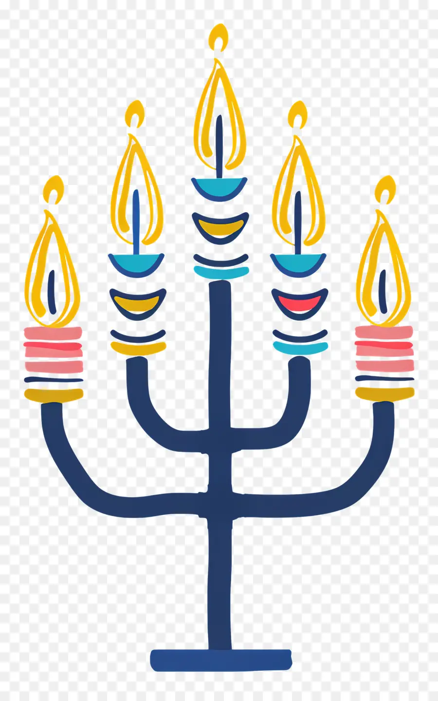 Menorá De Hanukkah，Menorá PNG