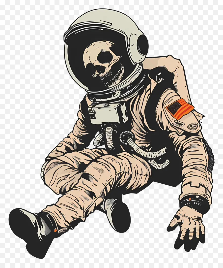 Astronauta，Esqueleto Astronauta PNG