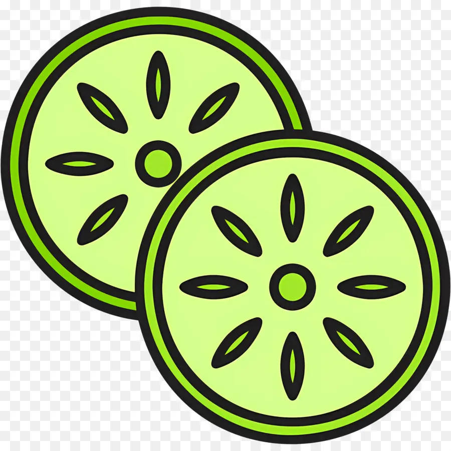 Fatia De Pepino，Fatias De Pepino PNG