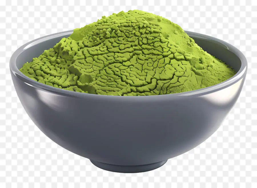 Matchá Em Pó，Pó Verde PNG