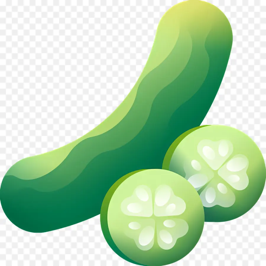 Pepino，Fatias PNG