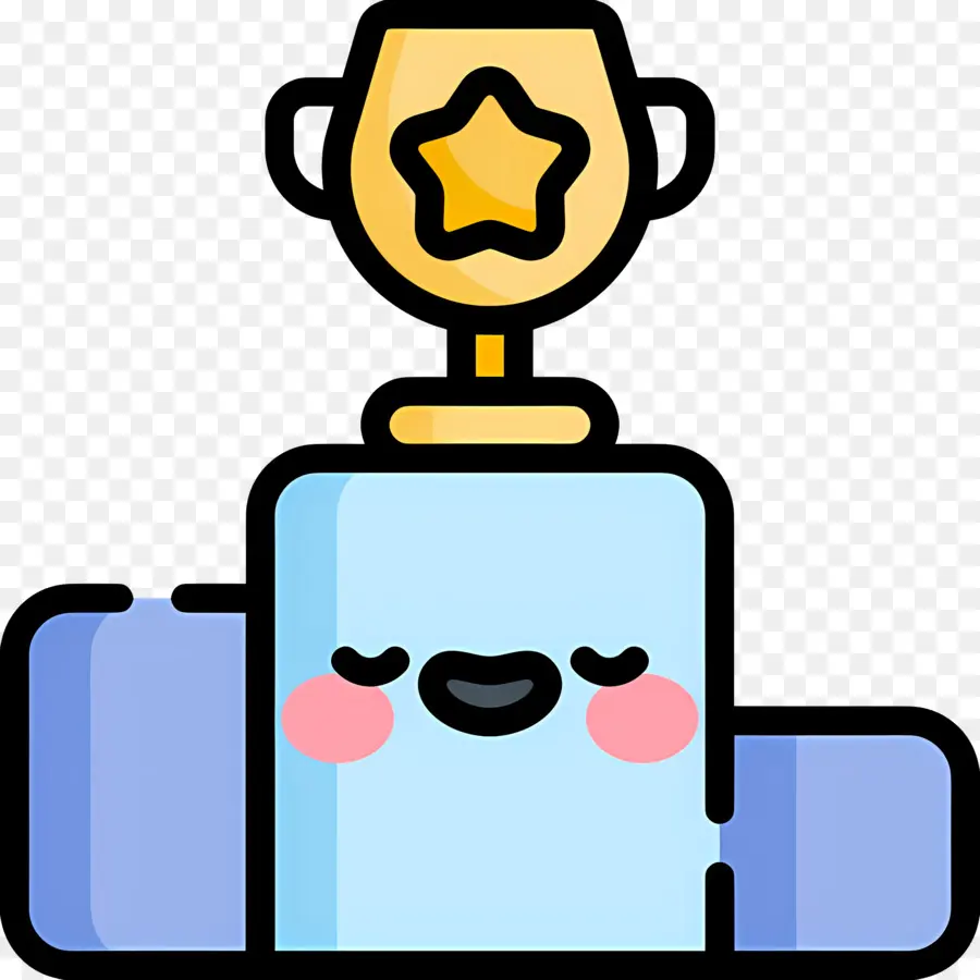 Pódio Do Troféu，Troféu PNG