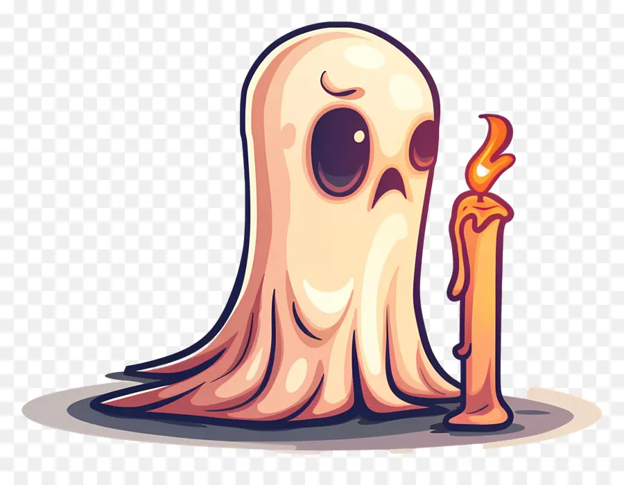 Vela Fantasma Dolorosa，Fantasma Triste PNG