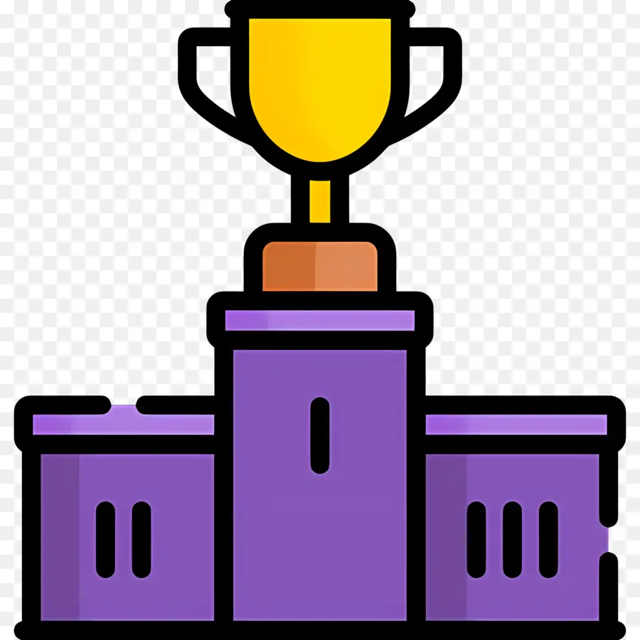 Pódio Do Troféu，Troféu PNG