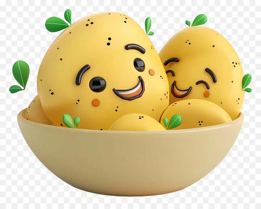 Salada De Batata，Batatas Sorridentes PNG