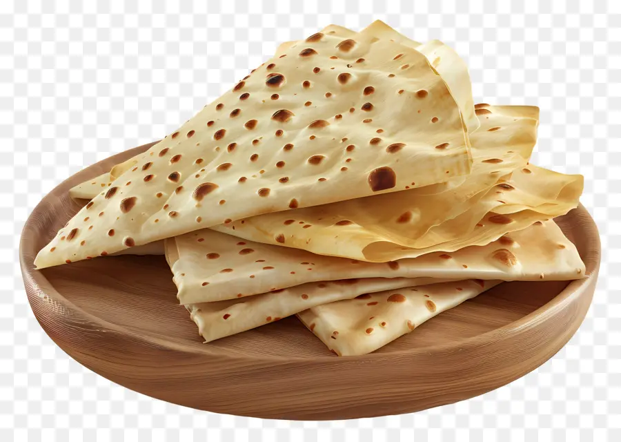 Pão Lavash，Pão Achatado PNG