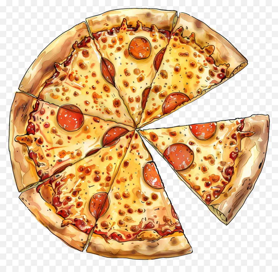 Pizza De Queijo，Pizza PNG