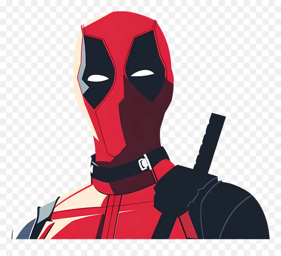 Deadpool Animado，Máscara De Super Herói PNG