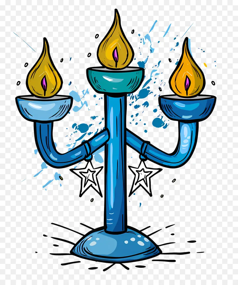 Vela De Desenho Animado，Candelabro PNG