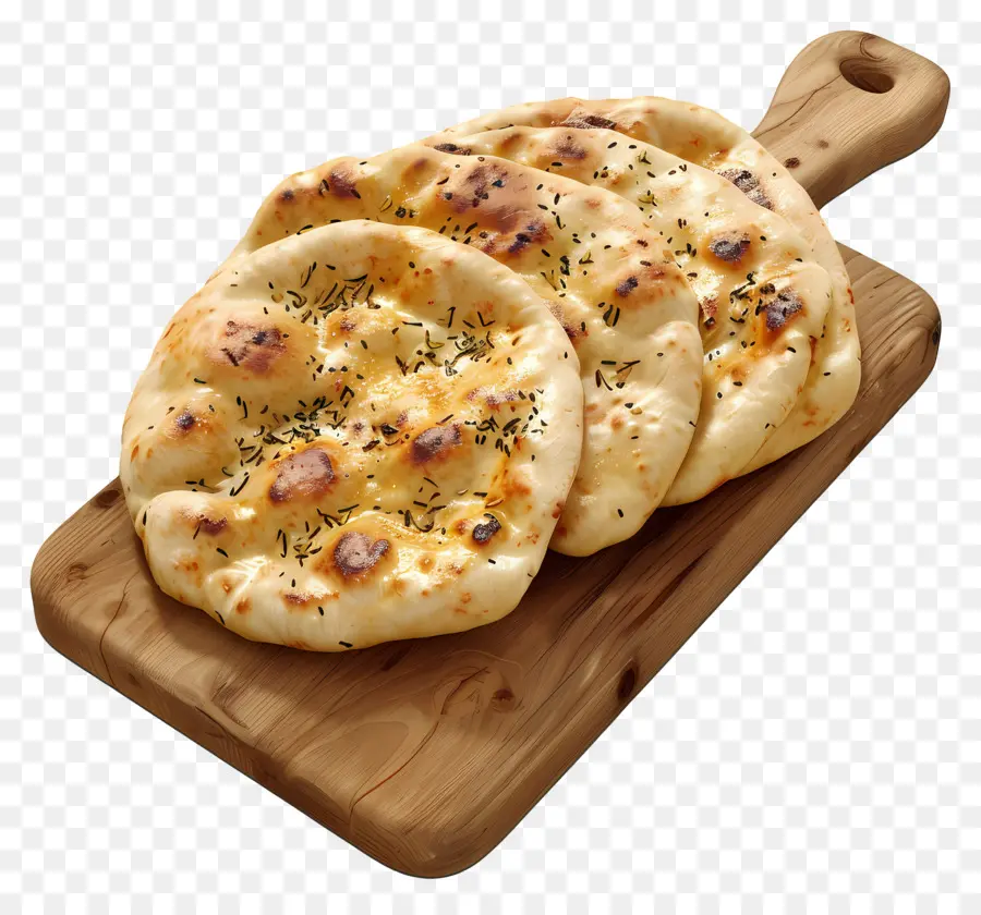 Pão Naan，Pão Achatado PNG