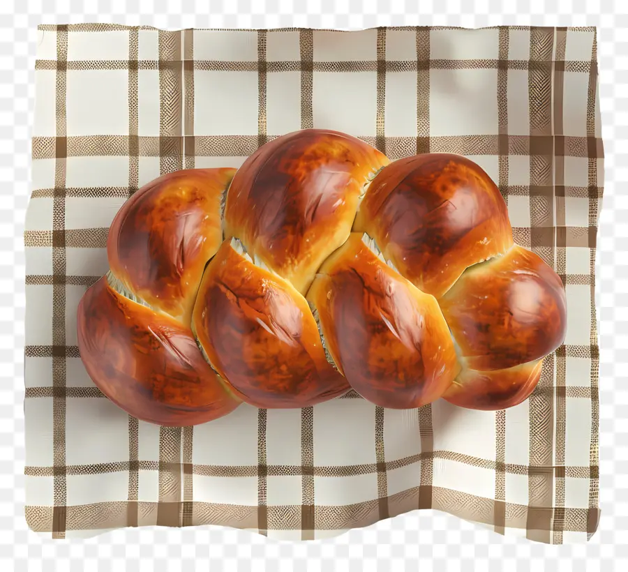 Pão Brioche，Pão Trançado PNG