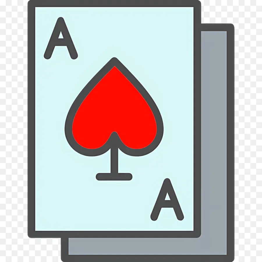 ás De Copas，Cartas De Jogar PNG