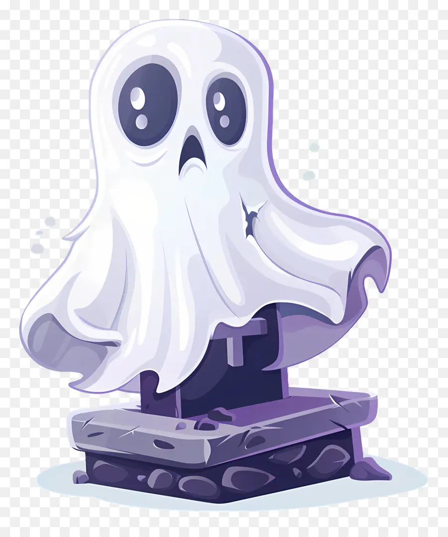 Lápide Fantasma De Halloween，Fantasma PNG