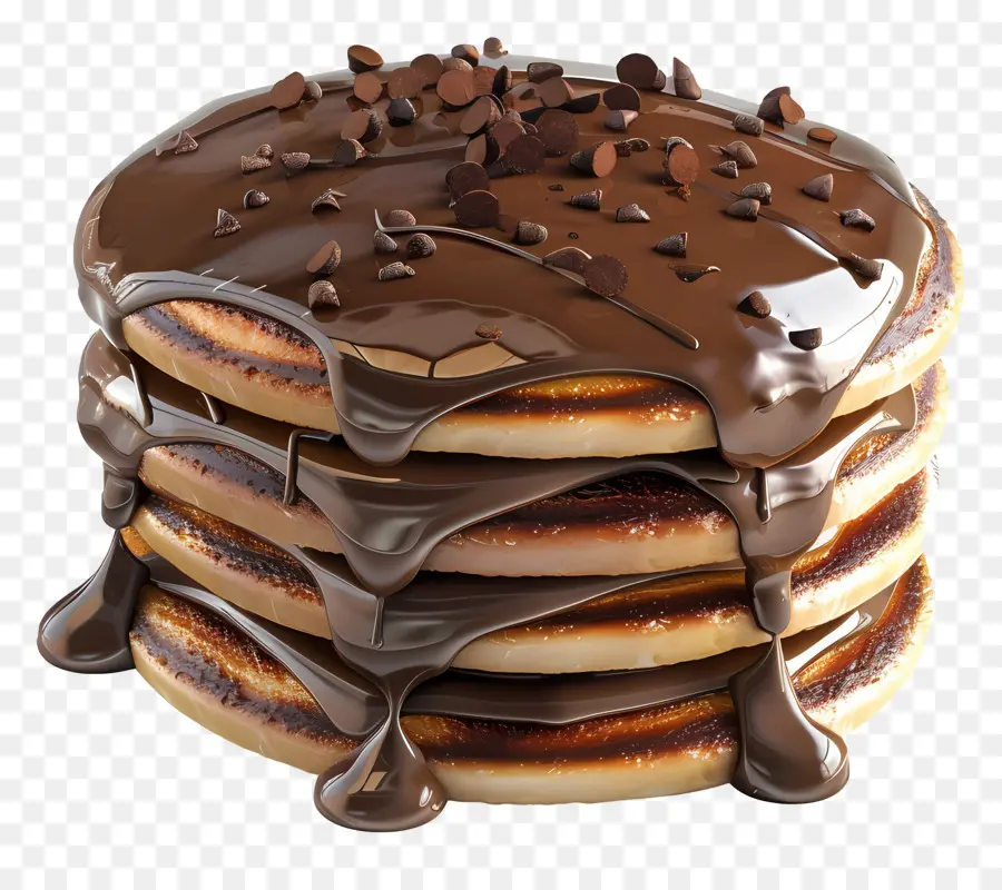 Panqueca De Chocolate，Panquecas De Chocolate PNG