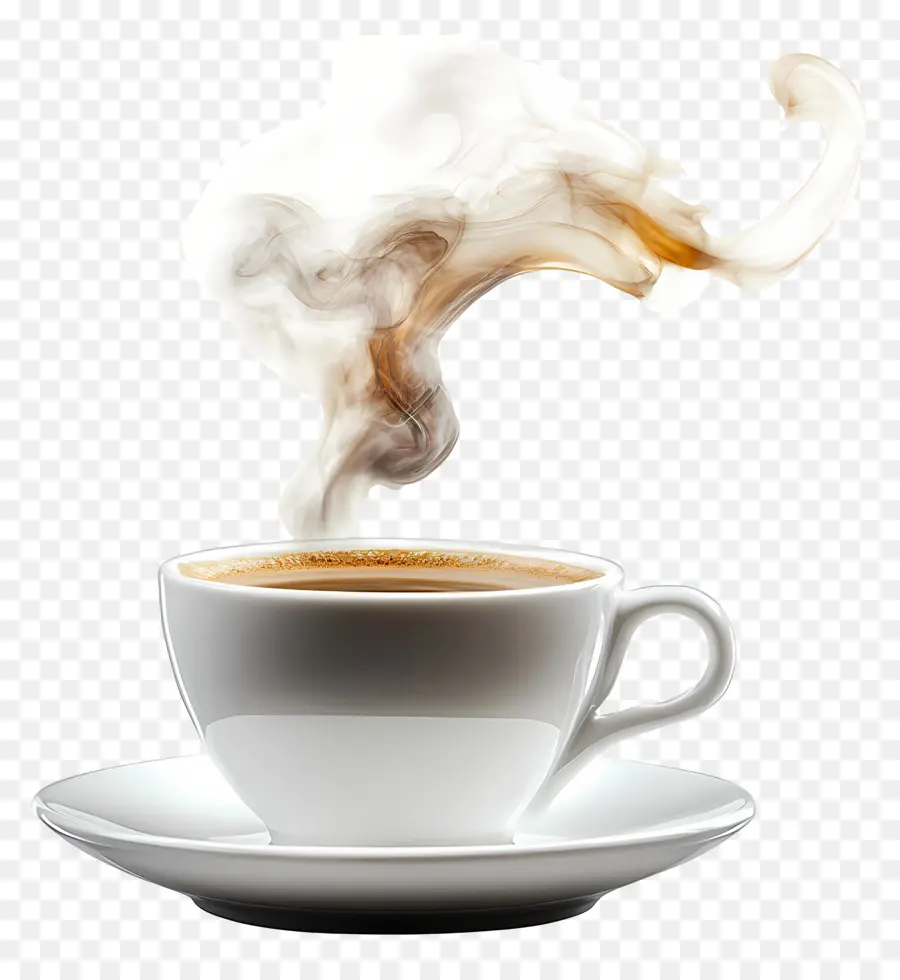 Café A Vapor，Xícara De Café Fumegante PNG