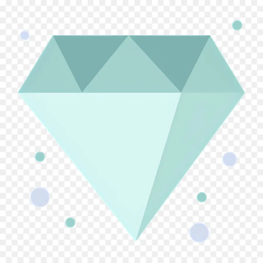 Diamante Azul，Cristal PNG