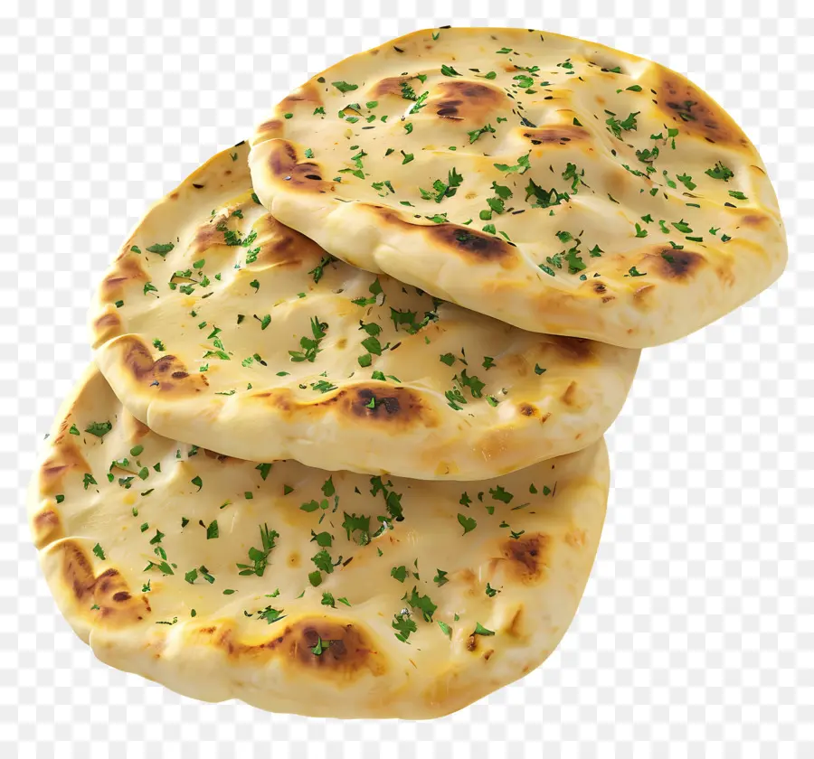 Pão Naan，Pão Achatado PNG