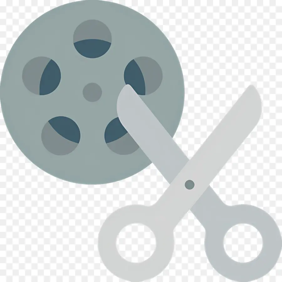 Rolo De Filme，Rolo De Filme E Tesoura PNG