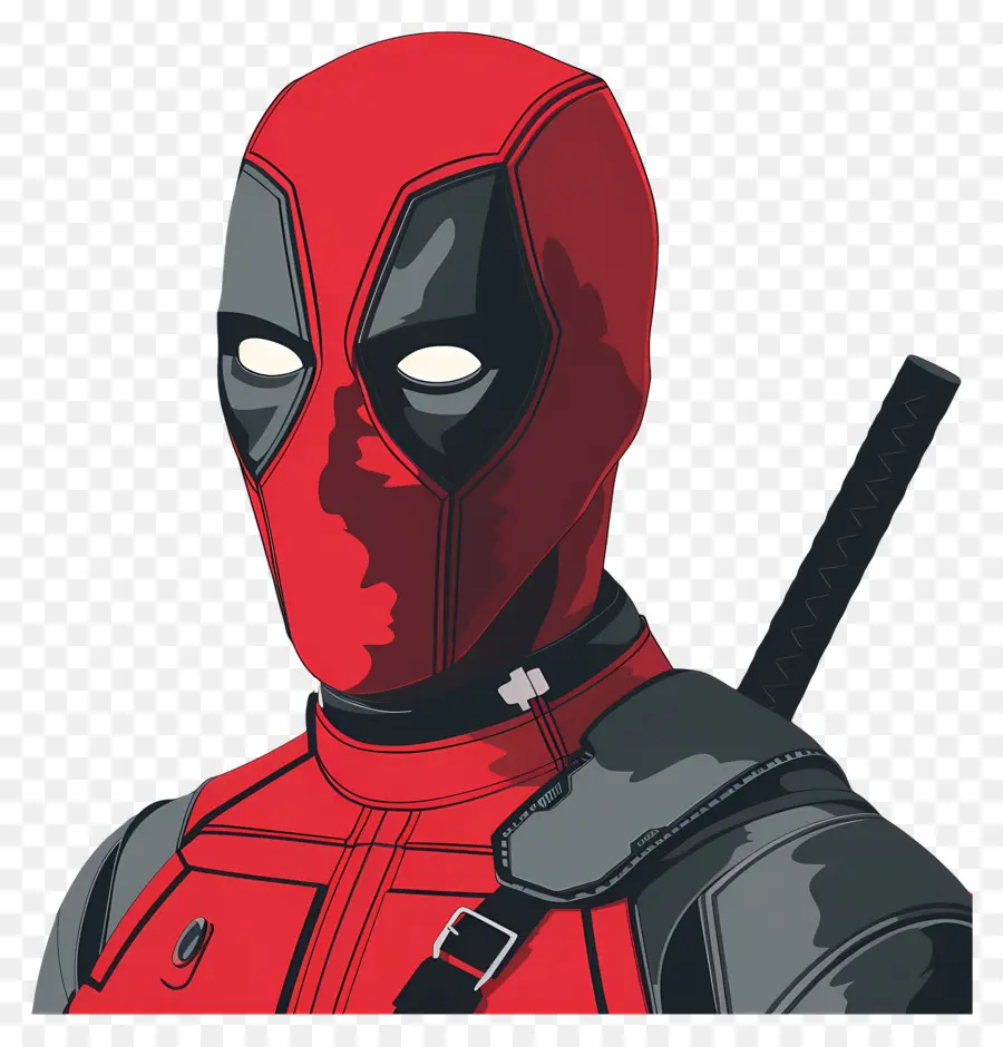 Deadpool Animado，Máscara De Super Herói PNG