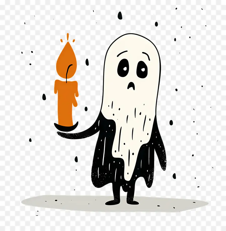 Vela Fantasma Dolorosa，Fantasma Triste PNG