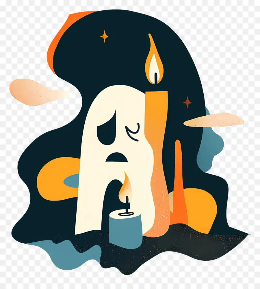 Vela Fantasma Dolorosa，Vela Triste PNG