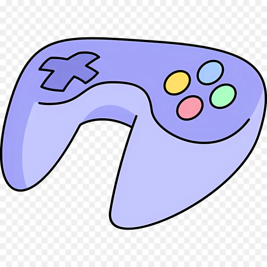 Controlador De Jogo，Controlador De Jogo Roxo PNG