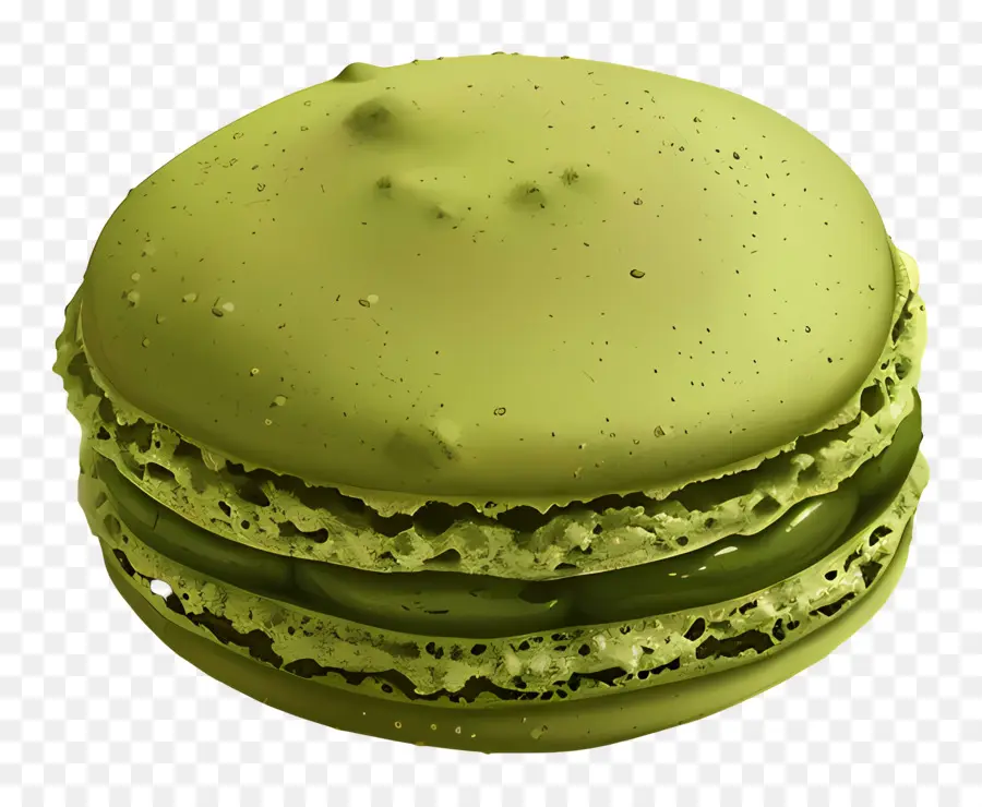 Macaron Matchá，Macaron Verde PNG