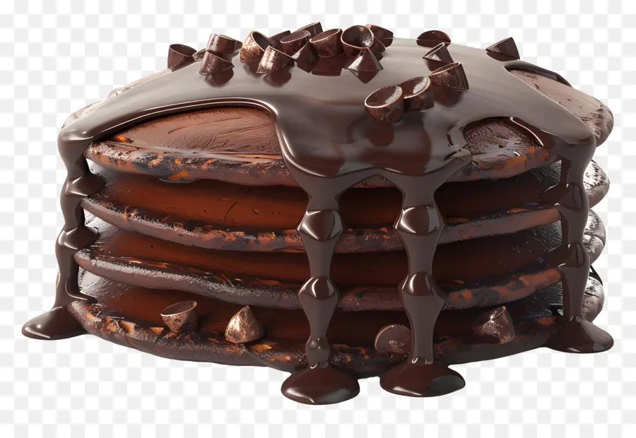 Panqueca De Chocolate，Panquecas De Chocolate PNG