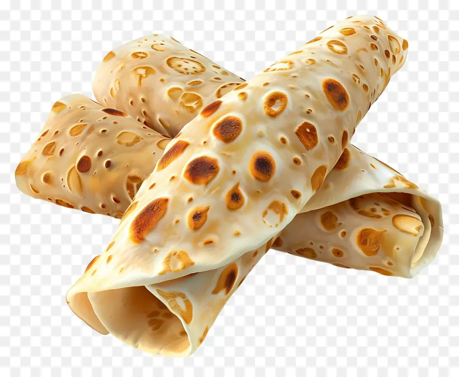 Pão Lavash，Pães Enrolados PNG