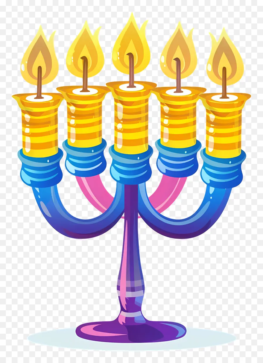 Menorá De Hanukkah，Menorá PNG