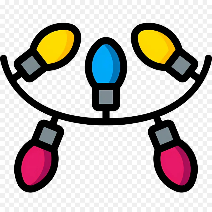 Luzes De Corda，Colorido PNG