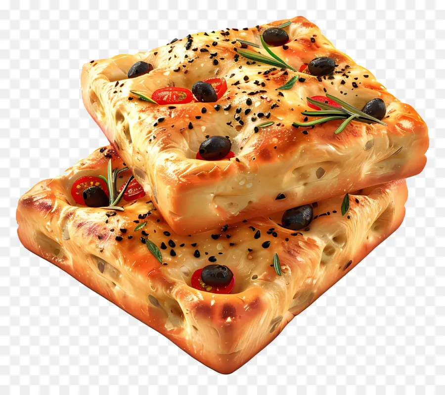 Pão Focaccia，Focaccia PNG