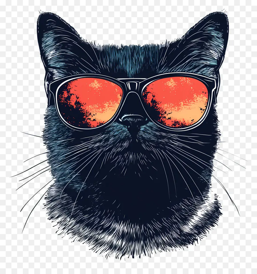 óculos De Sol，Gato Com óculos De Sol PNG