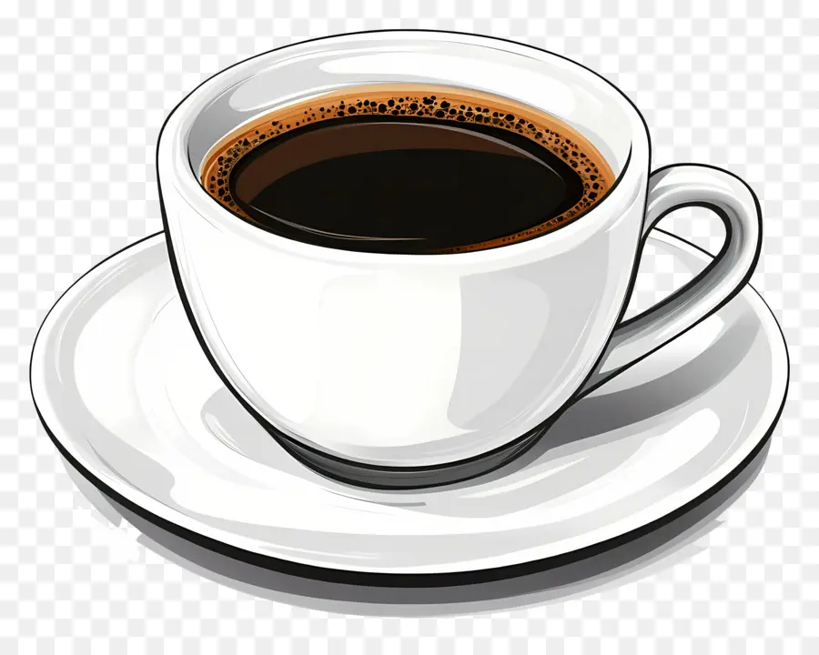 Café Preto，Xícara De Café PNG