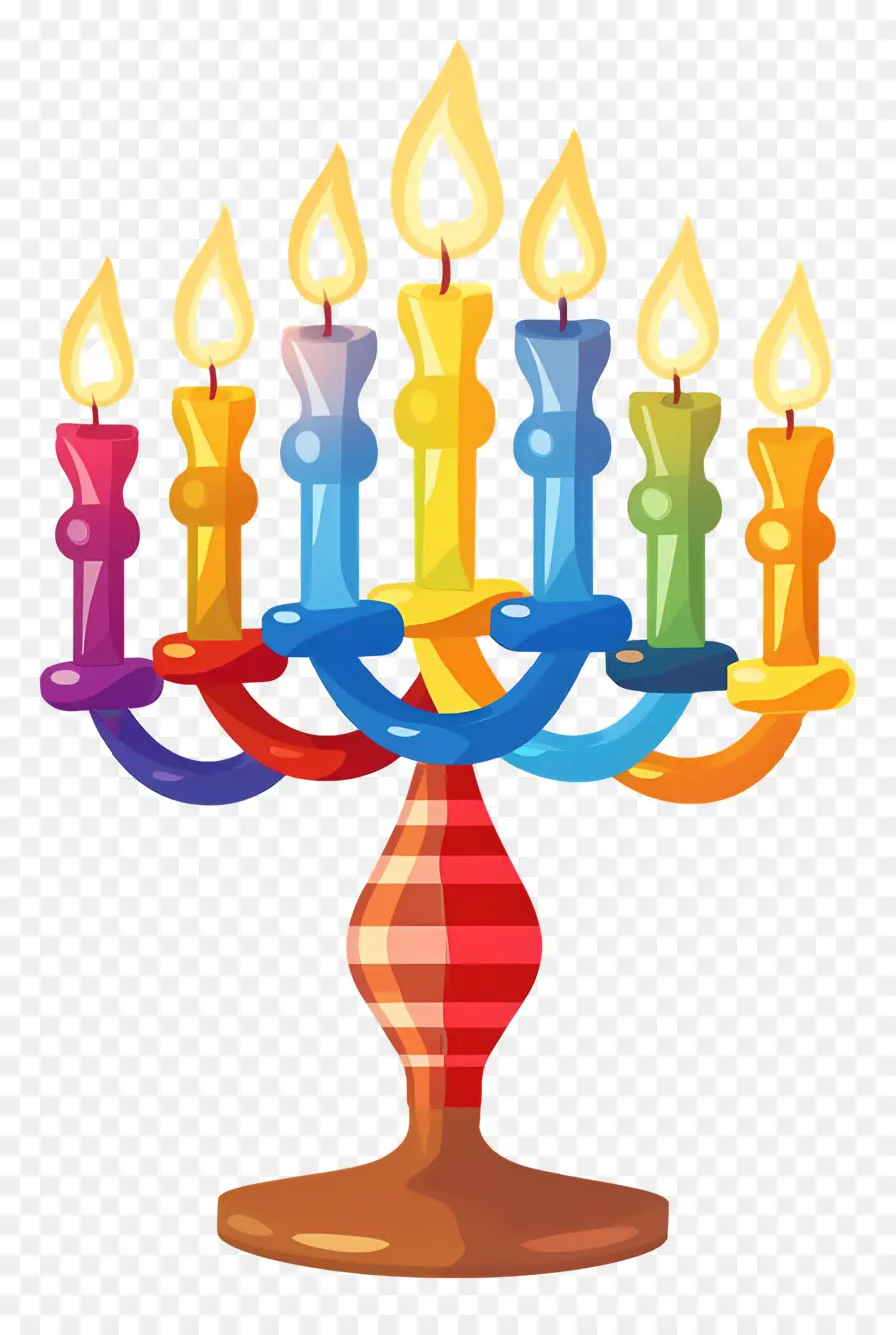 Menorá De Hanukkah，Castiçal PNG