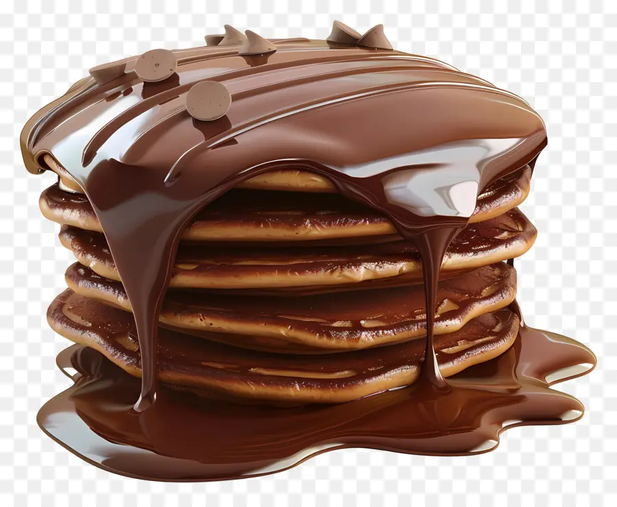 Panqueca De Chocolate，Panquecas De Chocolate PNG