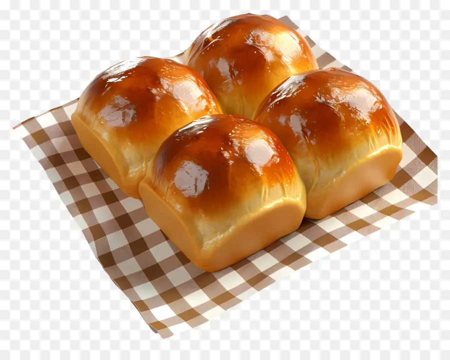 Pão Brioche，Pãezinhos Brilhantes PNG