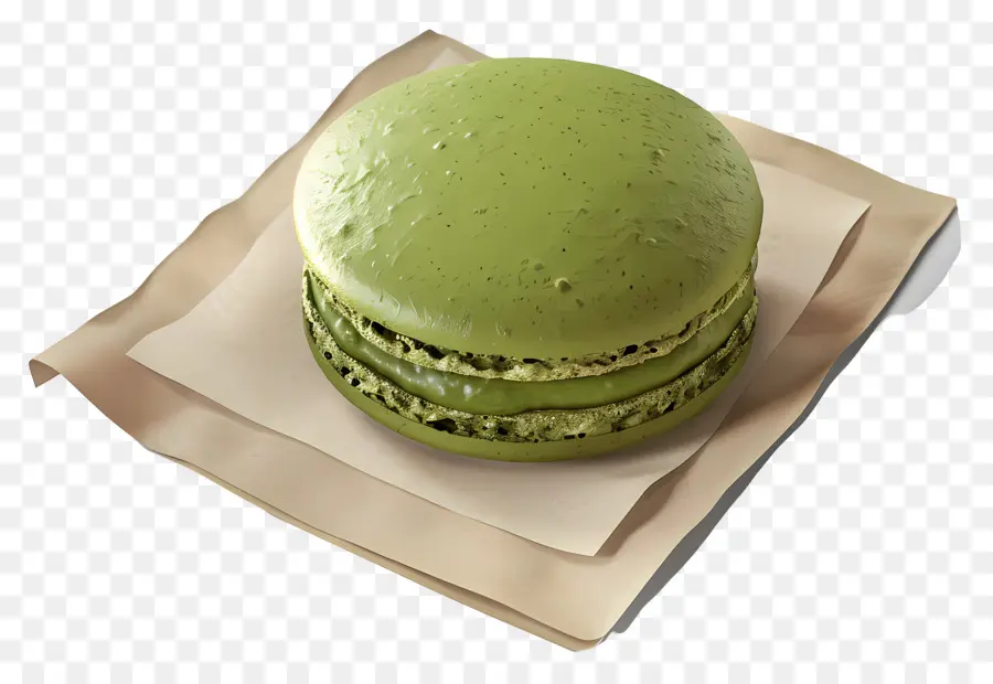 Macaron Matchá，Macaron PNG