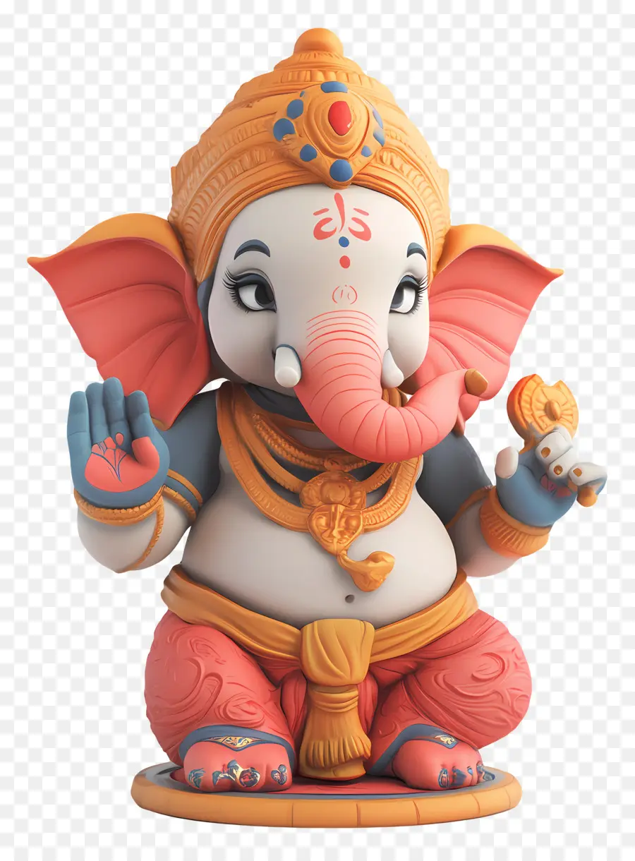 Ganpati，Divindade Elefante PNG