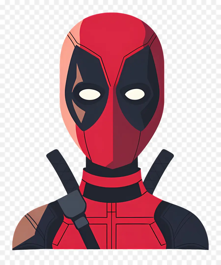 Deadpool Animado，Máscara De Super Herói PNG