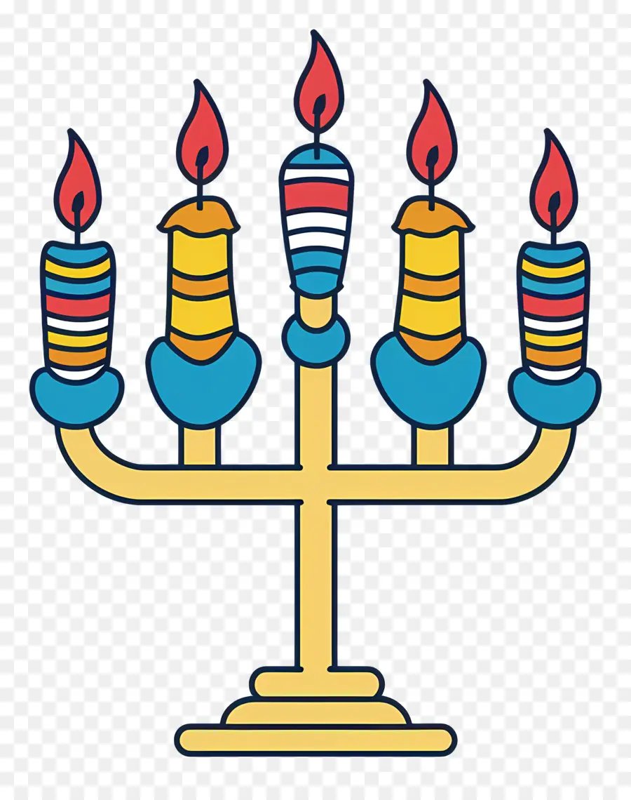 Menorá De Hanukkah，Menorá PNG