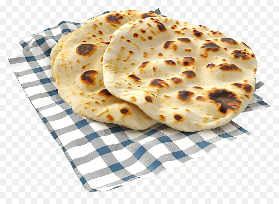 Pão Naan，Pão Achatado PNG